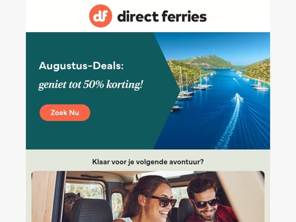 Augustus-Deals: geniet vandaag van tot wel 50% korting!