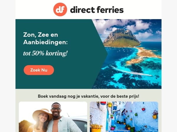Zon, Zee en Aanbiedingen: tot 50% korting!