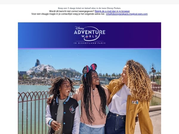 Heb jij Disney Adventure World al ontdekt? ✨