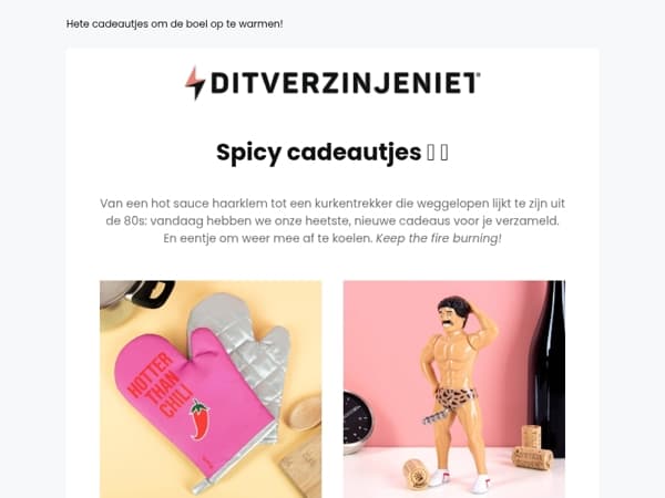 🔥 🌶️ Zes spicy cadeautjes 🌶️ 🔥