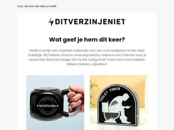 Deze cadeaus zijn perfect voor stoere mannen! 😏💪
