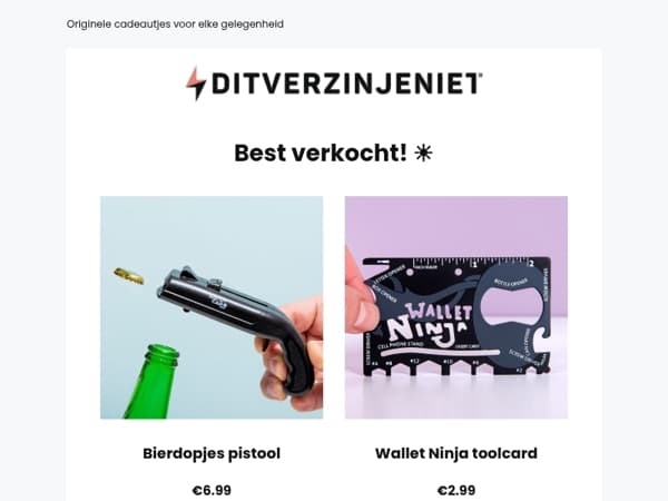 Dit zijn onze bestsellers!🔥