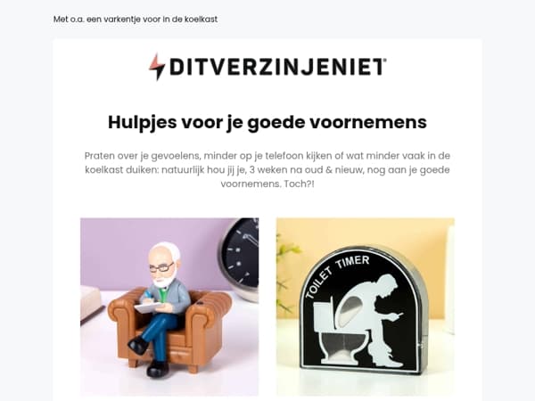 Natuurlijk hou jij je goede voornemens vol (met wat hulp 😉)