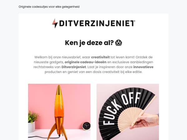 Nieuw bij Ditverzinjeniet! 🤩