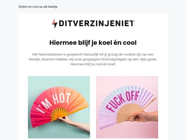 Het festivalseizoen is geopend! 💃