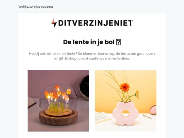 Wij hebben lentekriebels 🌷🌼