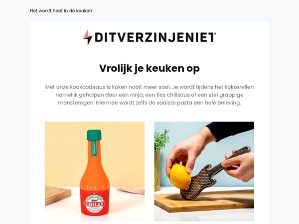 Acht grappige cadeaus voor de keukenprins(es) 🎸