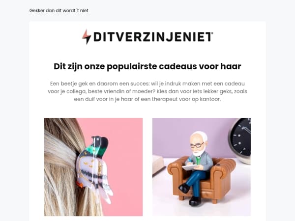 Een bergen boekensteun, duif haarclip en een tulpenlamp 😅