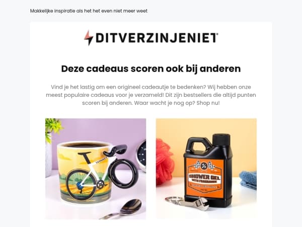 Dit zijn onze 8 populairste cadeaus! 🤩