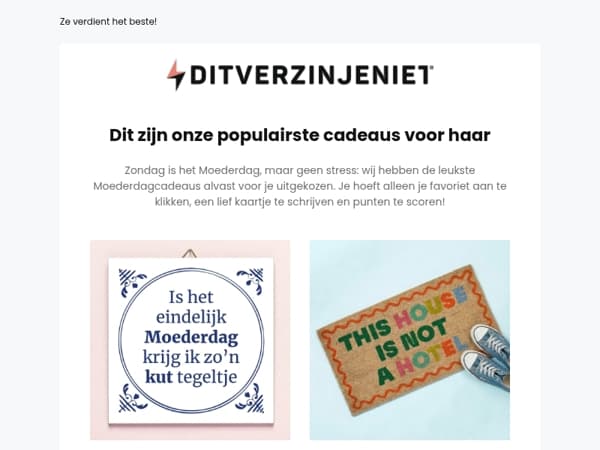Geen last-minute shopping: zoek nu alvast iets moois uit voor je moeder 🥰