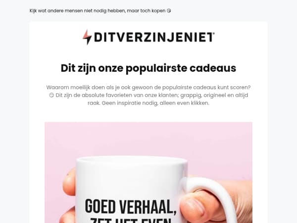 Hi Mailaanbiedingen, check onze 7 bestsellers! 👀