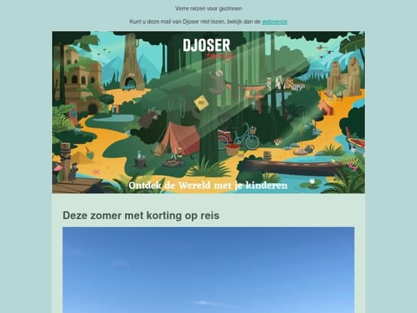 Deze zomer met korting op reis