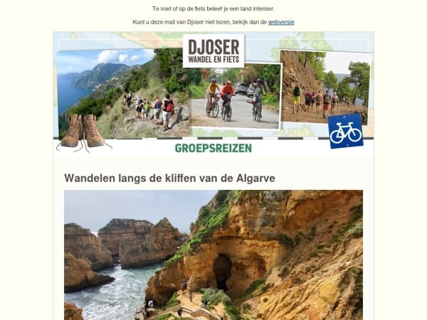 De kliffen van de Algarve | Fietsen op Bali | Sardinië