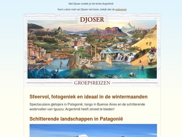 Met Djoser naar Argentinië