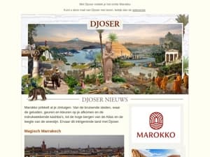 Met Djoser naar Marokko