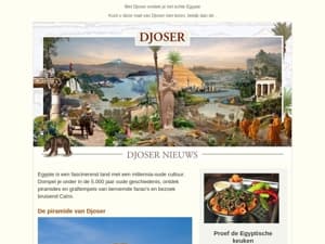 Ontdek Egypte met Djoser
