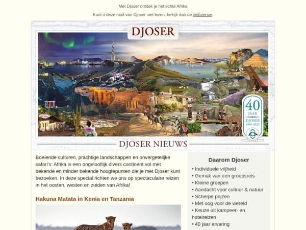 Afrika, een continent vol bijzondere bestemmingen
