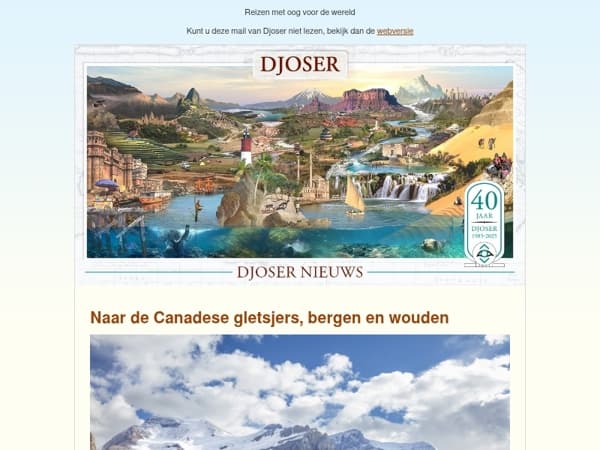 Canadese gletsjers | Vijfmaal Brazilië | Steppenomaden