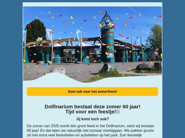 60 JAAR ZOMERFEEST! 🐬☀️