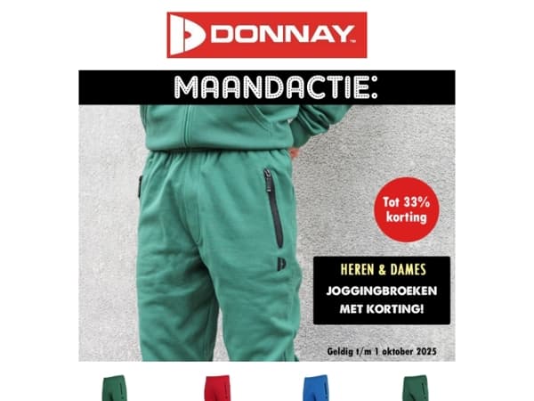 MAANDACTIE: Tot 33% korting op joggingbroeken!💪🔥