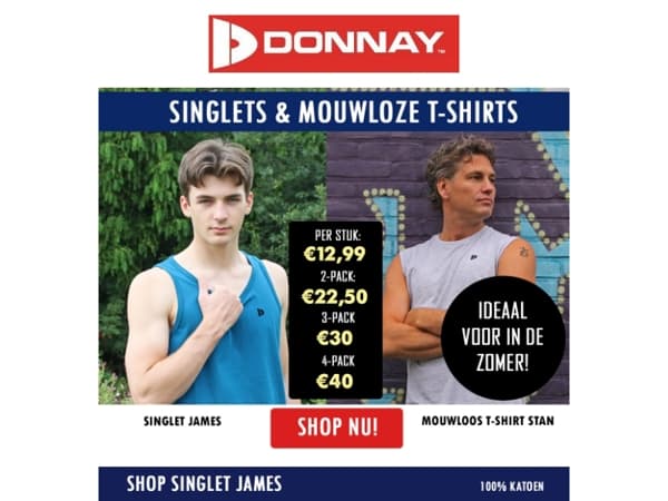 Klaar voor de zomer: Shop mouwloze shirts!☀️🔥