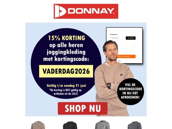 👨‍👧‍👦 Voor de allerbeste vader: 15% korting 💙