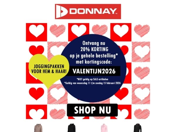20% korting met kortingscode: VALENTIJN2026 💝