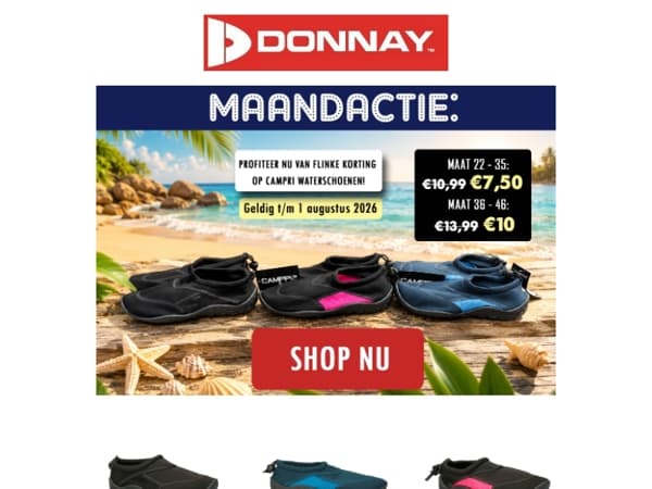 🌊Maandactie: Korting op Campri waterschoenen – jouw zomerdeal ☀️