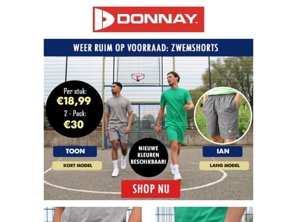 Klaar voor de zomer? Nieuwe kleuren zwembroeken verkrijgbaar!🩳🏊