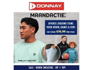 MAANDACTIE: Diverse jogging items voor €19,99 per stuk!🔥🛒