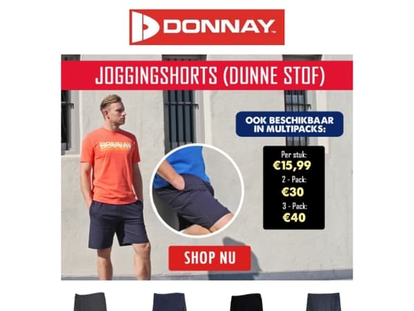 Joggingshort Roy: Deze short wil je aan – elke dag weer!🩳☀️