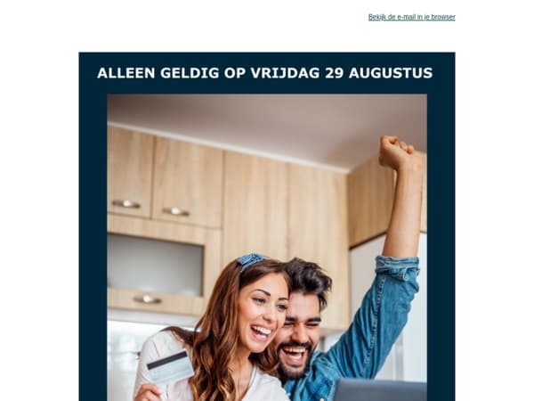 Tot 20% korting! Alleen vandaag. 🌞