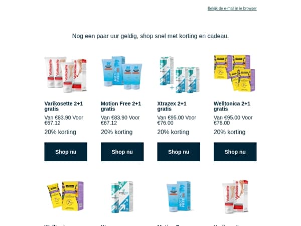 Mis het niet, nog een paar uur geldig! ⏰