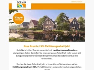 Zwei brandneue Resorts in unserem Angebot ✨