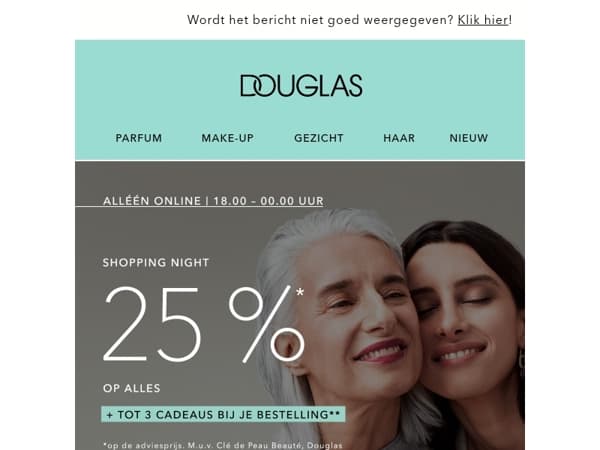 💗 SHOPPING NIGHT | -25%* op alles!