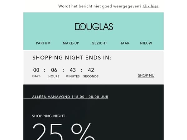 🌷 Shopping Night | -25% OP ALLES bij aankoop vanaf € 25,-***