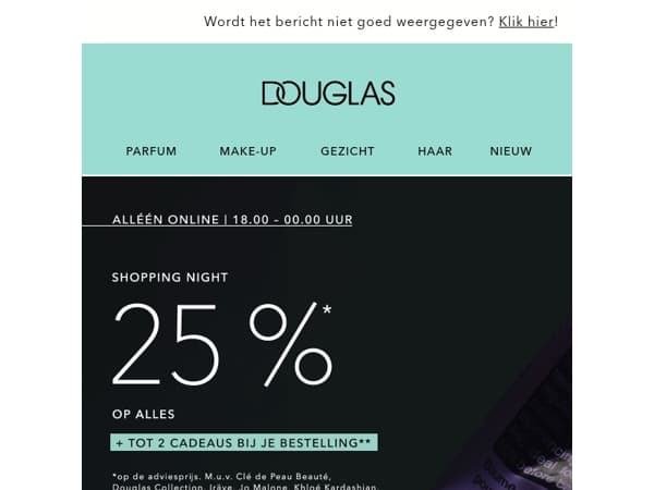 Shopping Night | -25%* OP ALLES 🛍️🌙