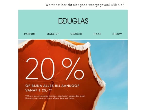 🌞 -20% op bijna alles bij aankoop vanaf € 25,-**