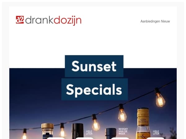 DrankDozijn | Aanbiedingen week 21 | Sunset Specials