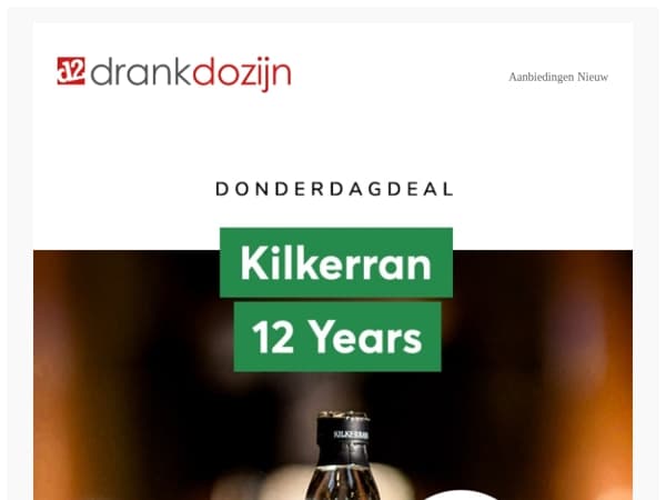 DonderdagDeal | Kilkerran 12 years 70CL