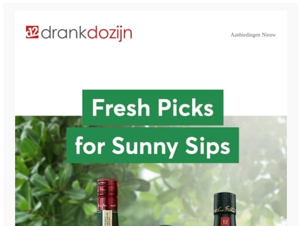 DrankDozijn | Aanbiedingen week 28 | Fresh Picks for Sunny Sips