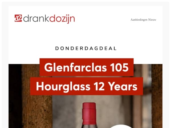 DonderdagDeal | Glenfarclas 105 12 years Single Malt 70CL