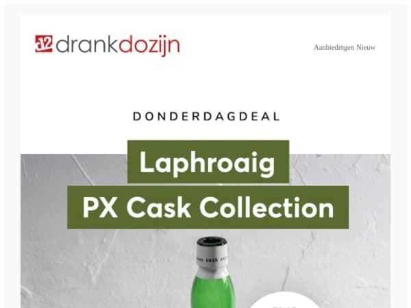 DonderdagDeal | Laphroaig PX Cask Collection 1 liter