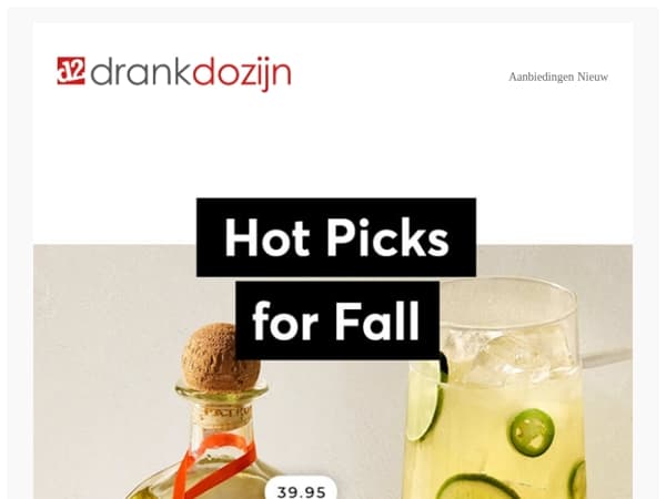 DrankDozijn | Aanbiedingen week 43 | Hot Picks for Fall