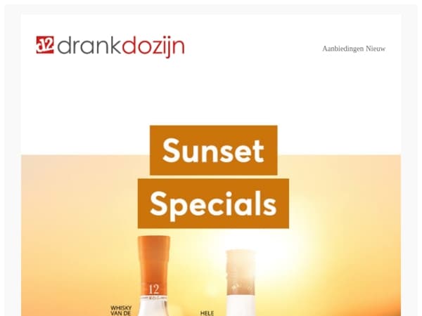 DrankDozijn | Aanbiedingen week 25 | Sunset Specials