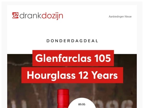 DonderdagDeal | Glenfarclas 105 12 years 70CL