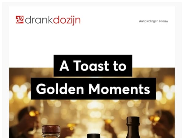 DrankDozijn | Aanbiedingen week 52 | Goud & Nieuw