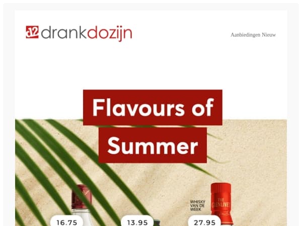 DrankDozijn | Aanbiedingen week 32 | Flavours of Summer