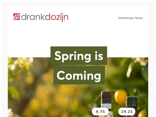 DrankDozijn | Aanbiedingen week 13 | Spring is Coming