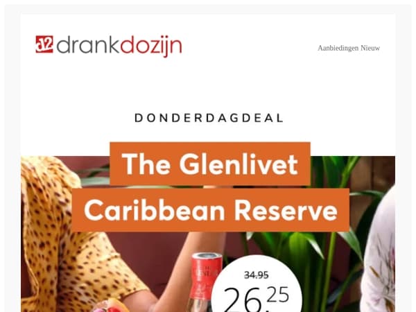 DonderdagDeal | The Glenlivet Caribbean Reserve 70CL